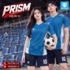 Áo bóng đá không logo PRISM màu xanh bích