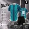 Áo bóng đá không logo CELESTIAL màu ve chai