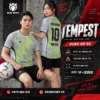 Áo bóng đá không logo TEMPEST màu xám